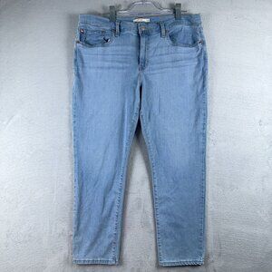 Levi Strauss & Co. Boyfriend Jeans Womens Size 33 Light Wash Denim Blue
